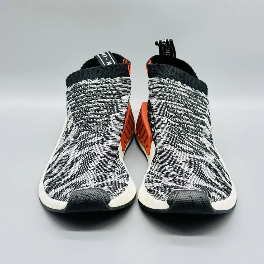 Adidas Shoes Mens 5 Black White NMD CS2 Camo Glitch Running Athletic Sneakers